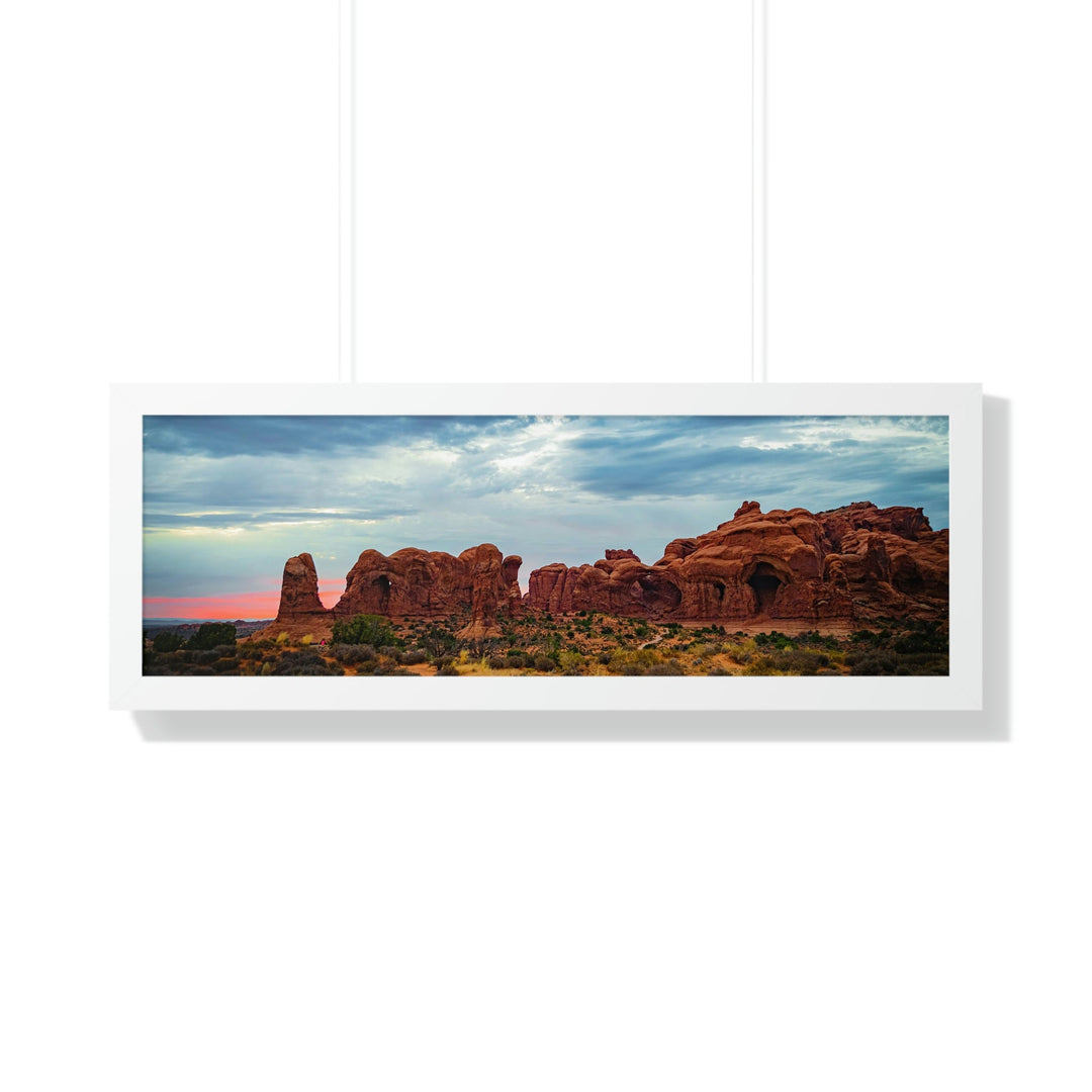 Arches at Sunset - Framed Print - Visiting This World