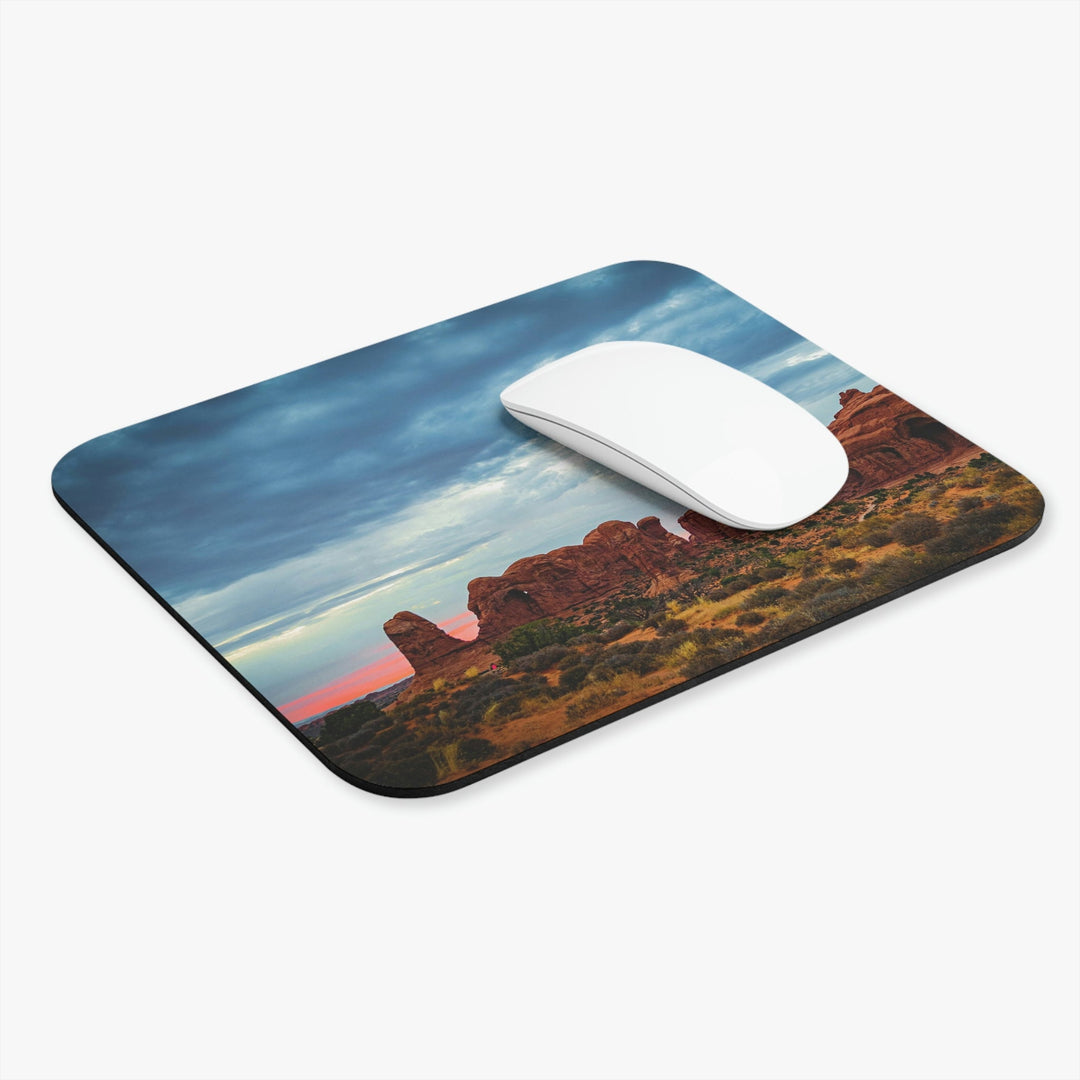 Arches at Sunset - Mouse Pad (Rectangle) - Visiting This World