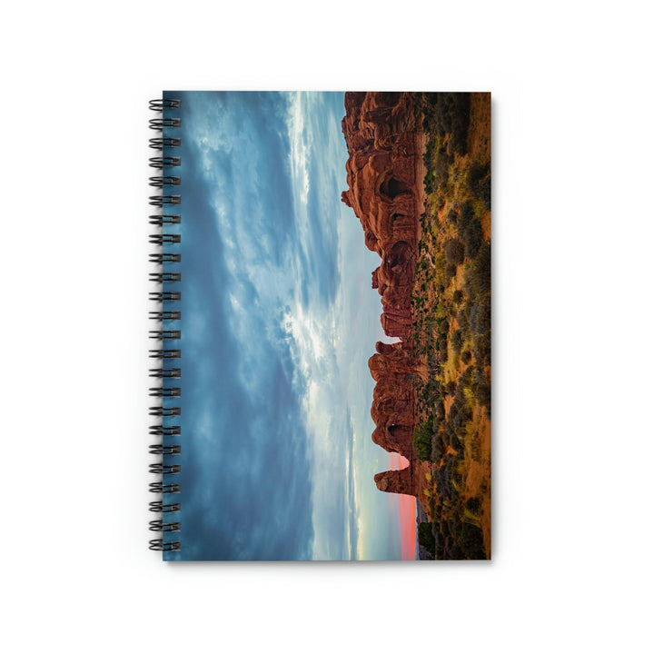 Arches at Sunset - Spiral Ruled Line Notebook - Visiting This World