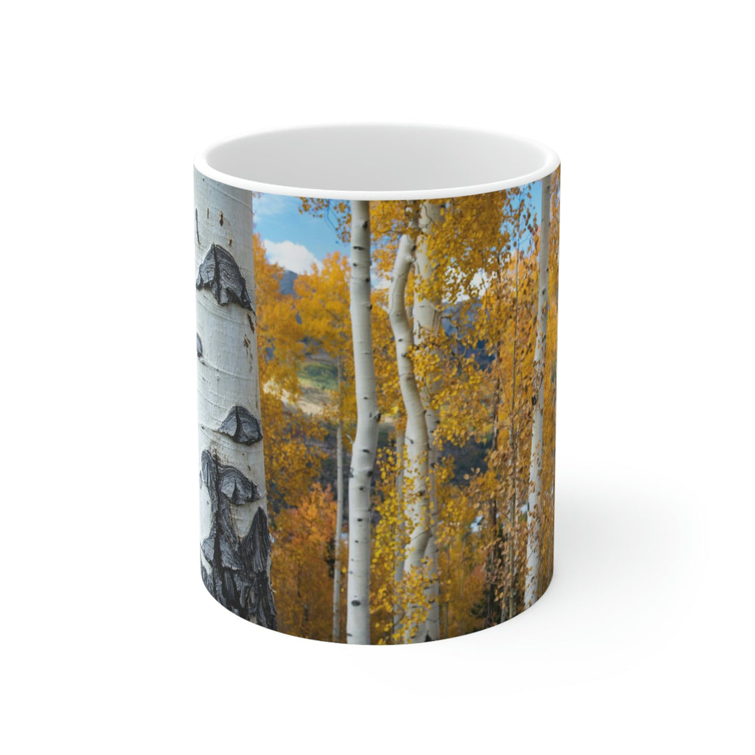 Aspens Changing - Ceramic Mug 11oz - Visiting This World