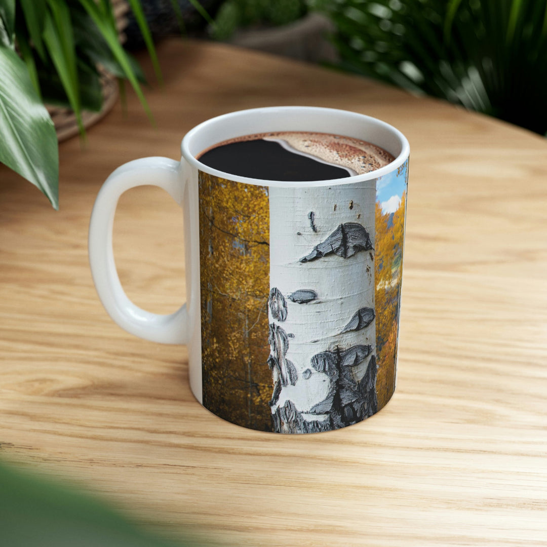 Aspens Changing - Ceramic Mug 11oz - Visiting This World