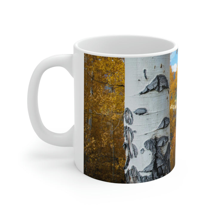 Aspens Changing - Ceramic Mug 11oz - Visiting This World