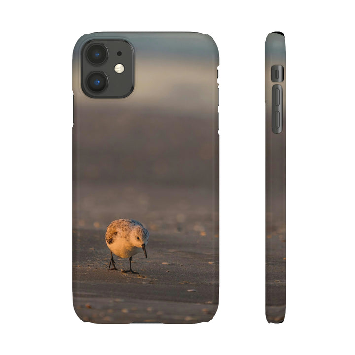 Feeding Sanderling - Phone Case