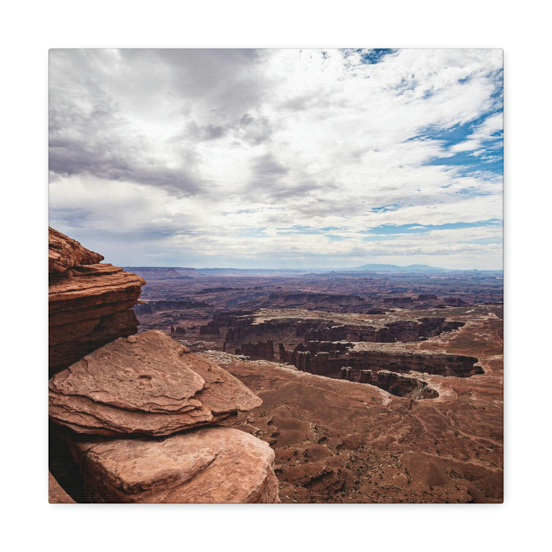 The Canyon Below - Canvas