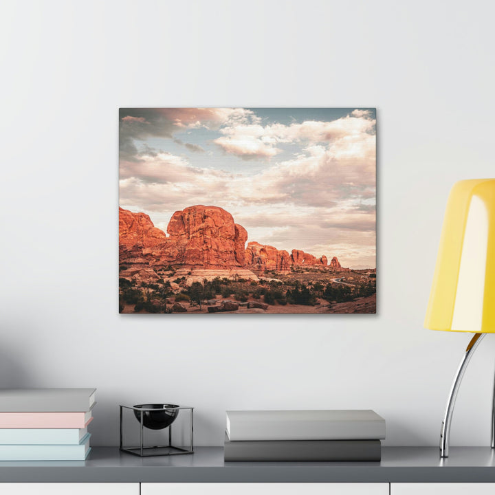 A Desert Sunset - Canvas