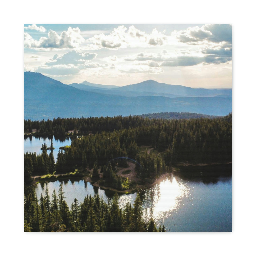 Cool Mountain Lakes - Canvas