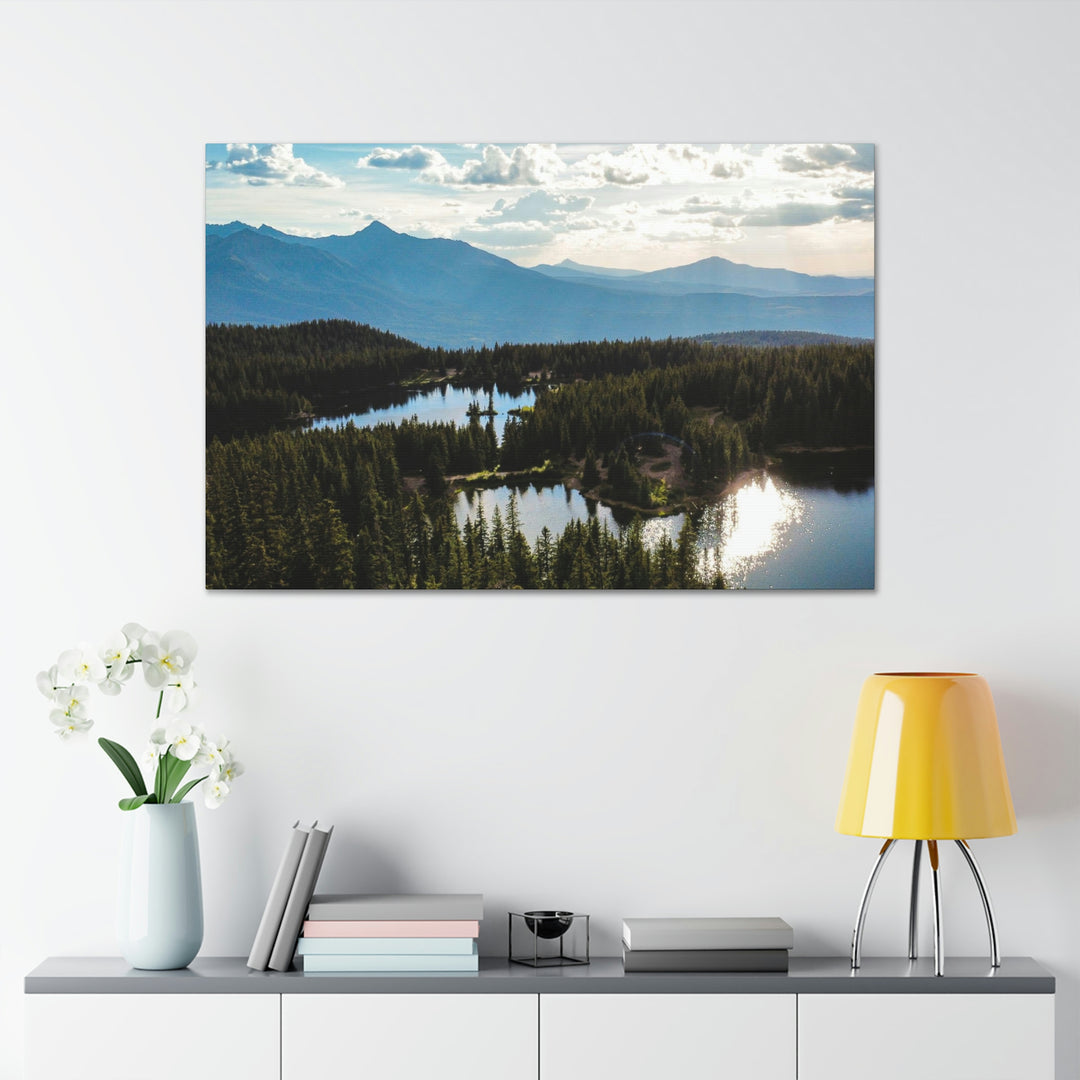 Cool Mountain Lakes - Canvas