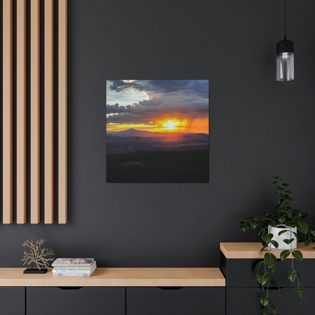 Rainy Sunset - Canvas