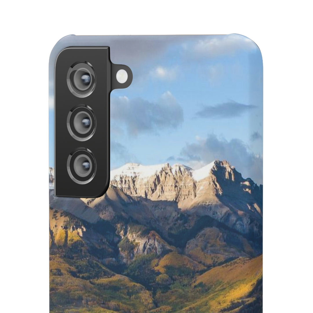 Glowing Mountainside - Phone Case