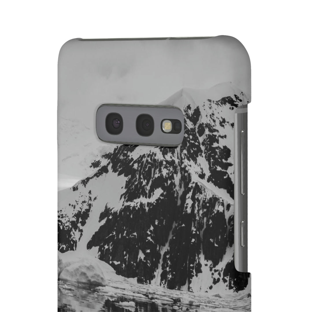 Reflected Calm in Black and White - Phone Case