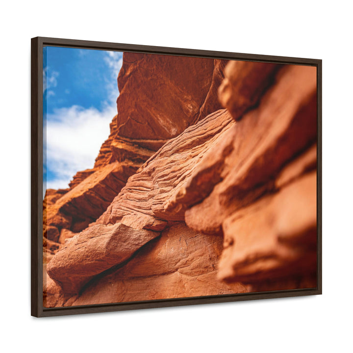 Layers of Rock - Canvas with Frame