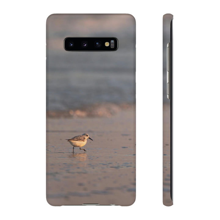 Sanderling in Soft Dusk Light - Phone Case