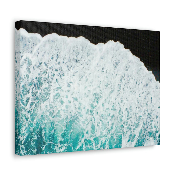 A Wave on Volcanic Sand - Canvas