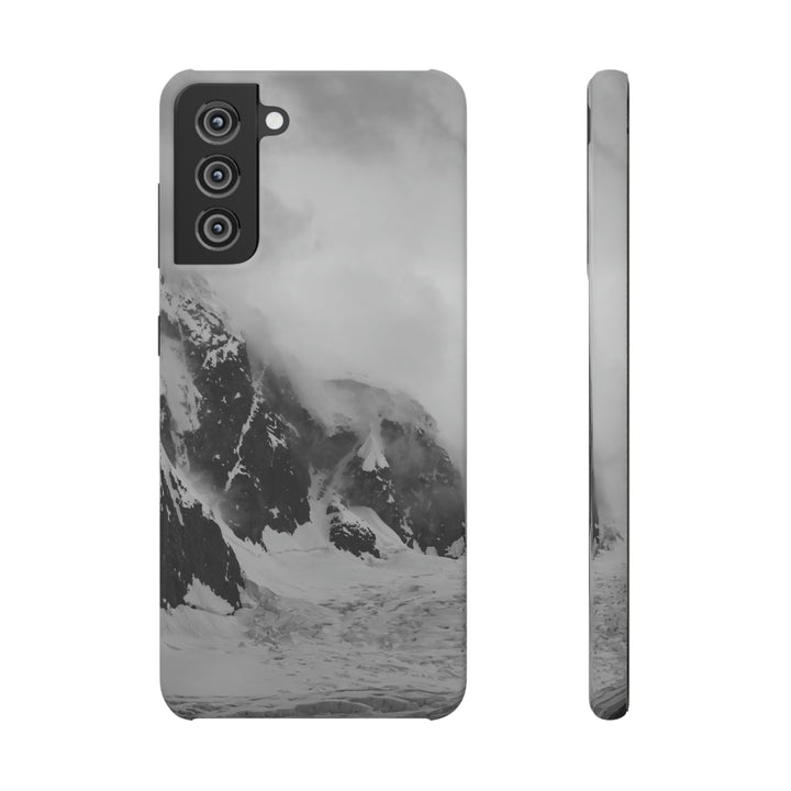 The Mist Descends in Black and White - Phone Case