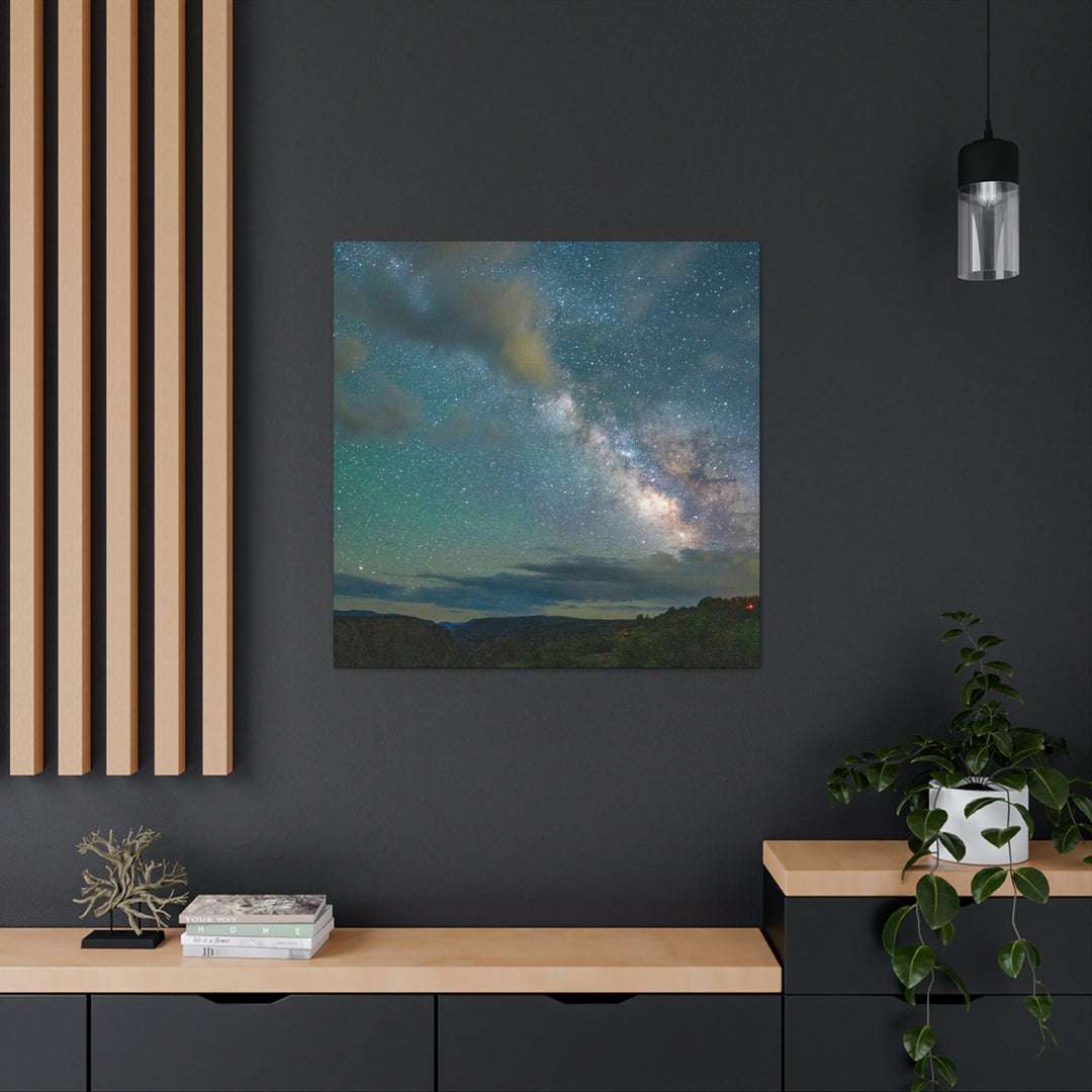 Milky Way Through the Clouds Part 1 - Canvas