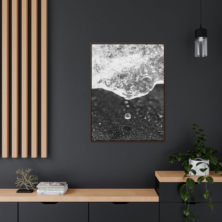 Suspended Droplet - Canvas with Frame