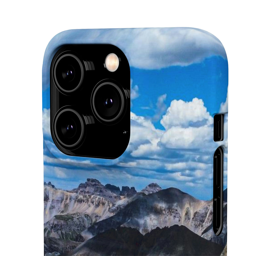 Imogene Pass From the Air - Phone Case