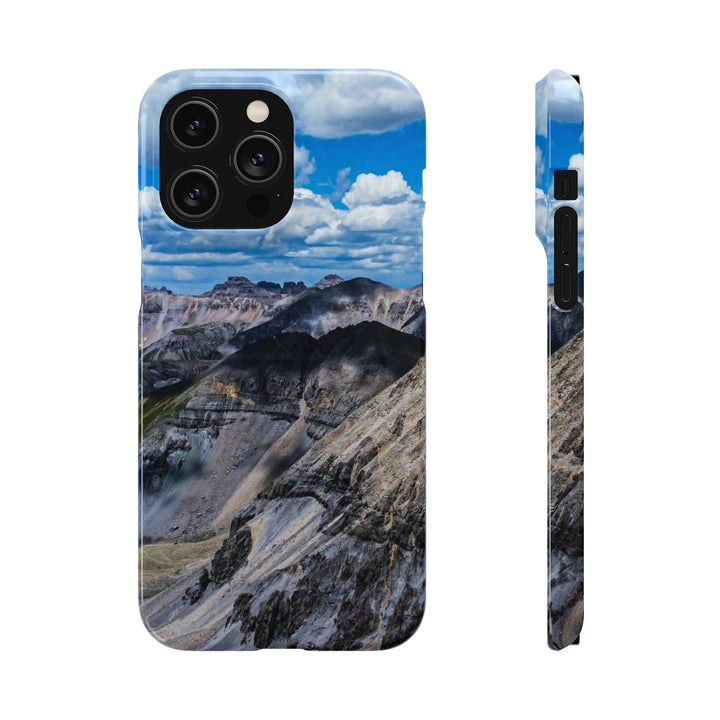 Imogene Pass From the Air - Phone Case