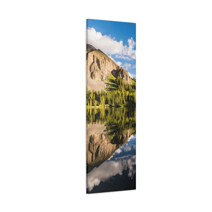 Mountain Scene Reflected - Canvas