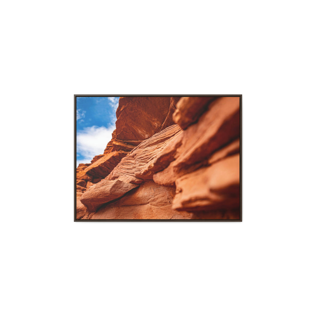 Layers of Rock - Canvas with Frame