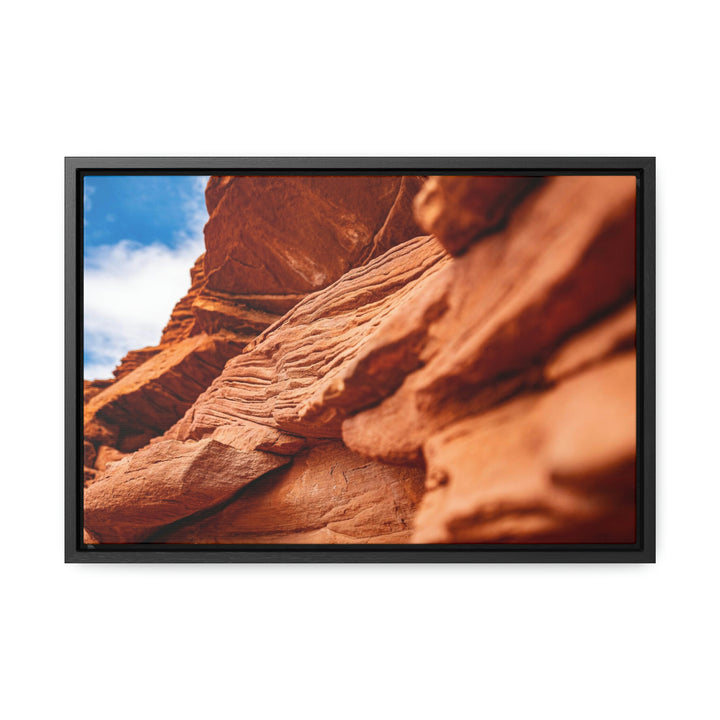 Layers of Rock - Canvas with Frame