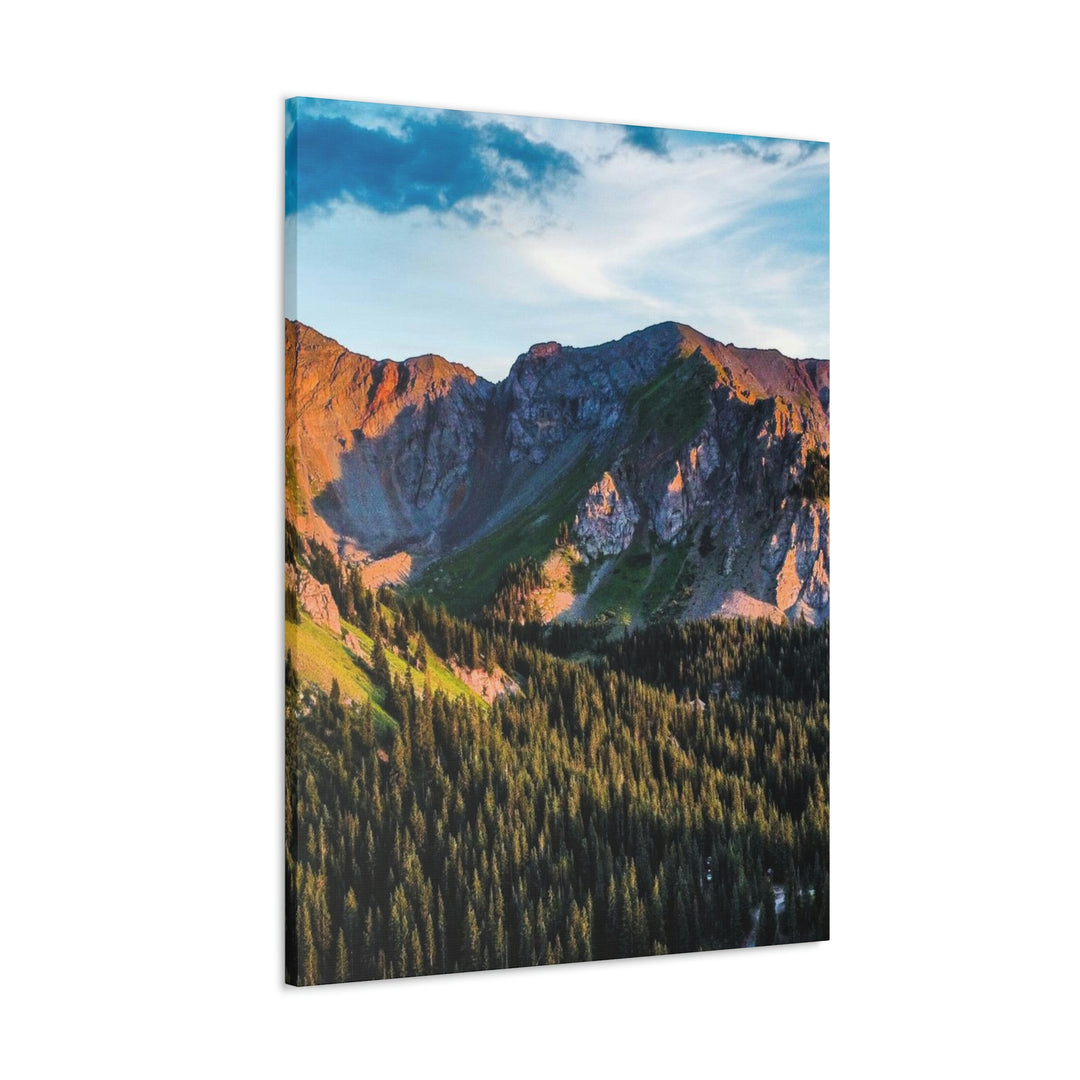 Fading Mountain Light - Canvas