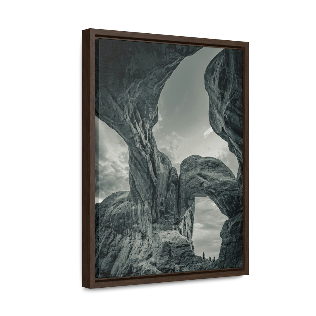 Natural Frames Part 1 in Black and White - Canvas with Frame