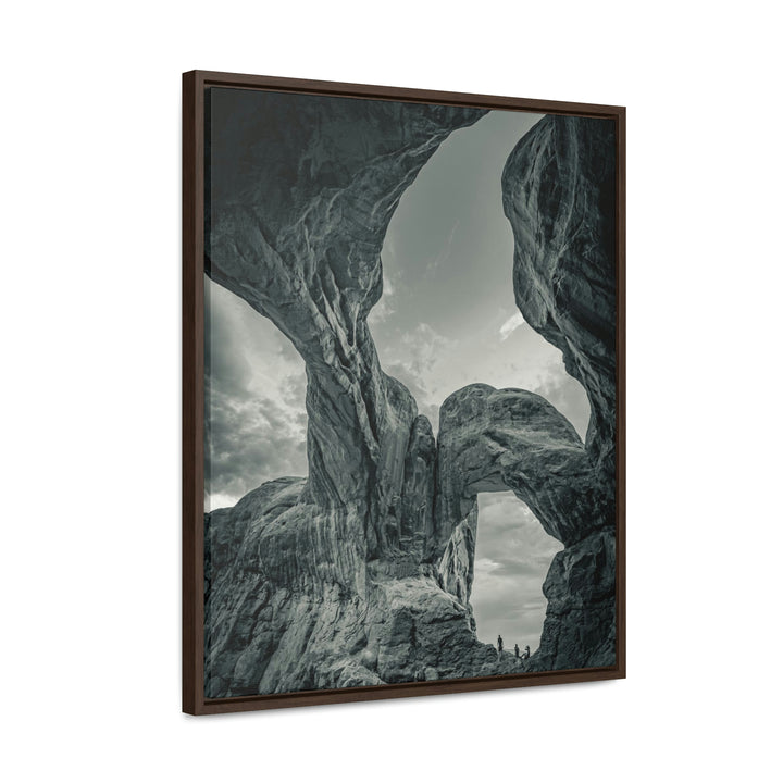 Natural Frames Part 1 in Black and White - Canvas with Frame