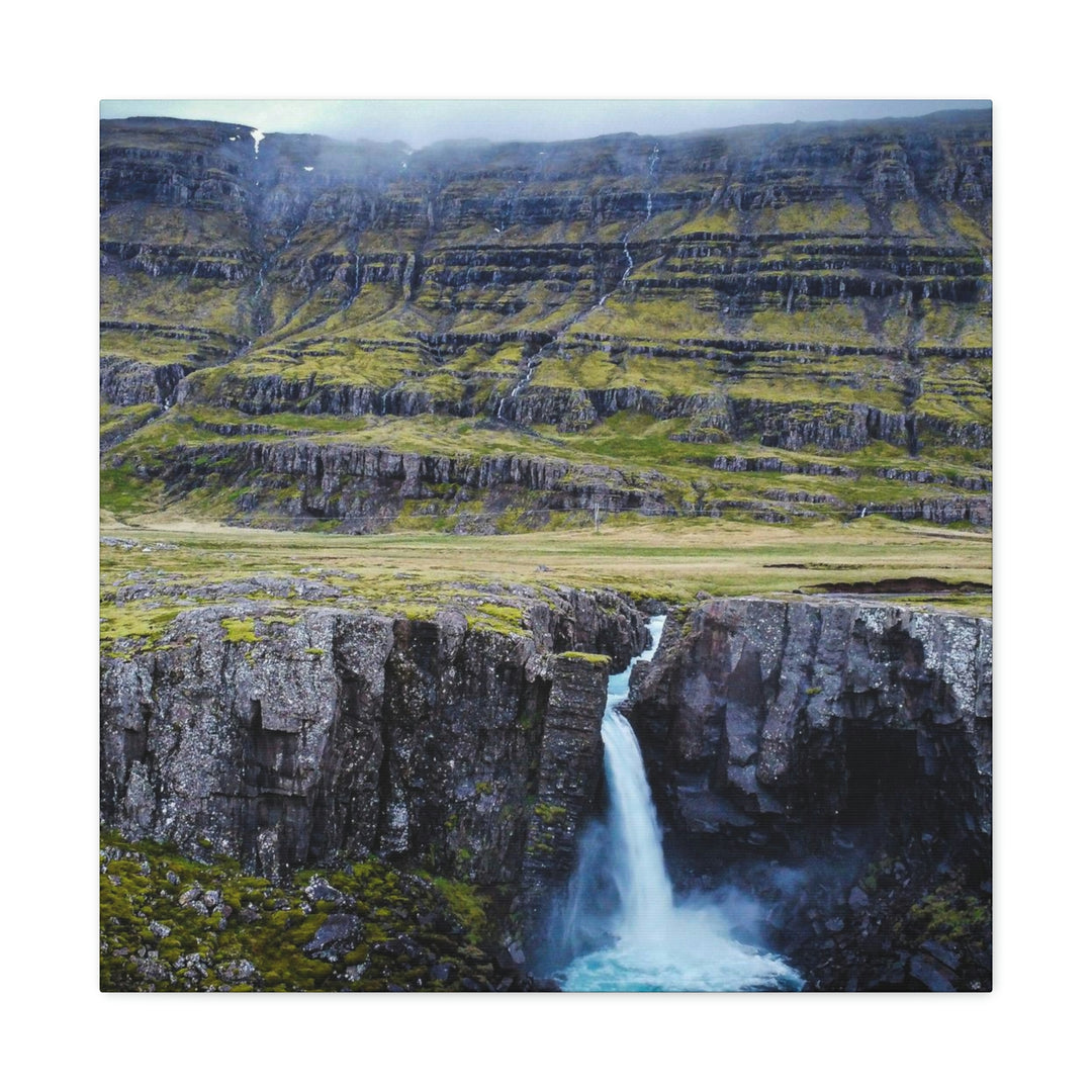 A Remote Waterfall - Canvas