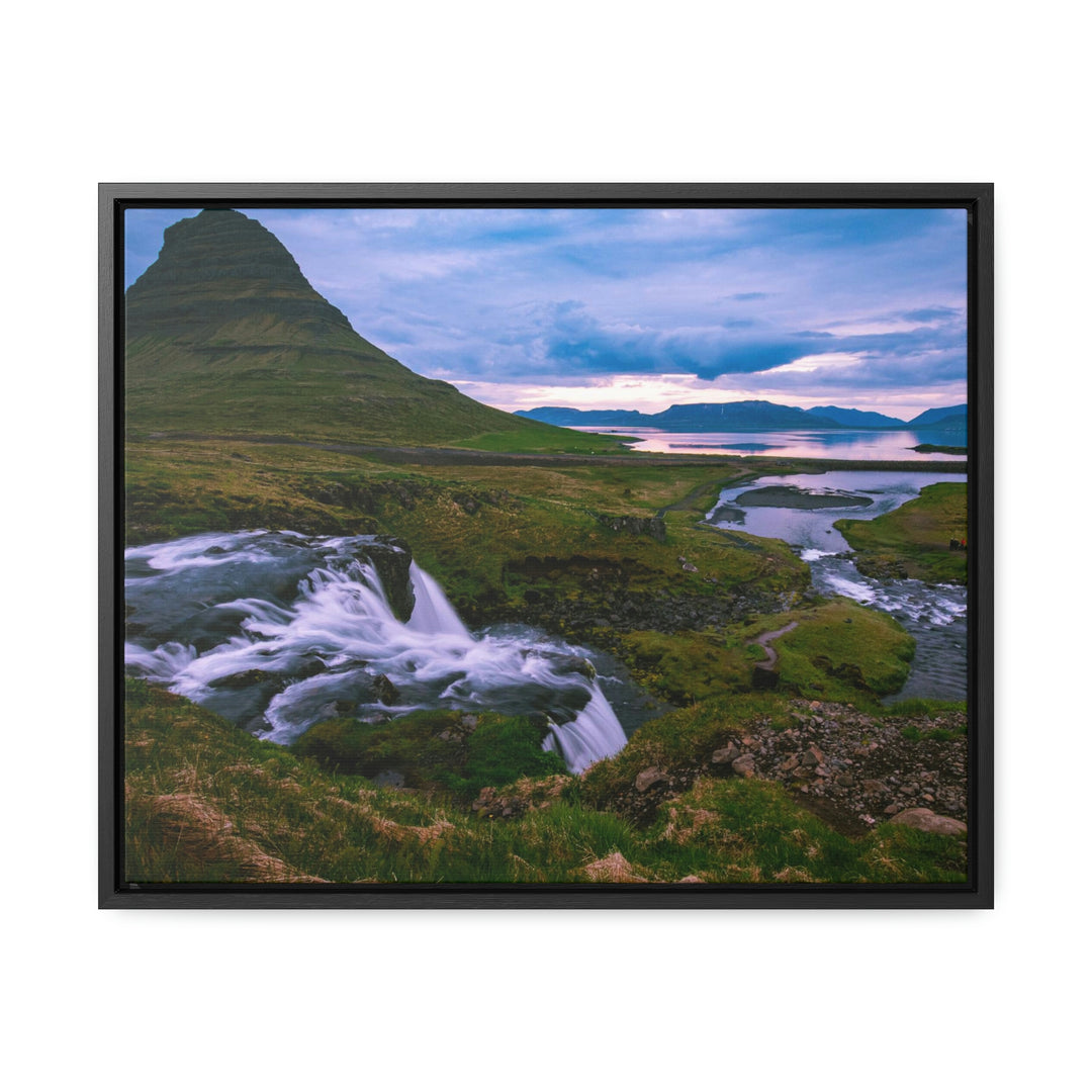 An Icelandic Sunset - Canvas with Frame