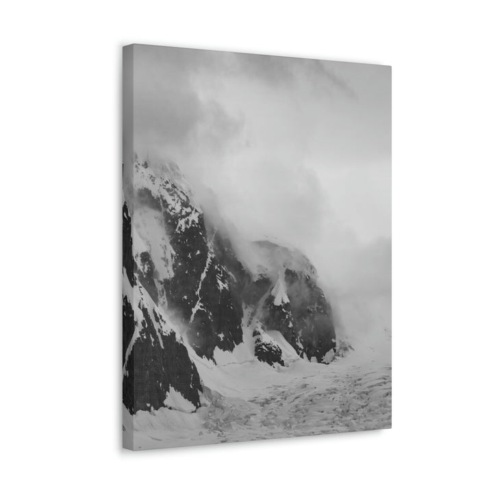 The Mist Descends in Black and White - Canvas