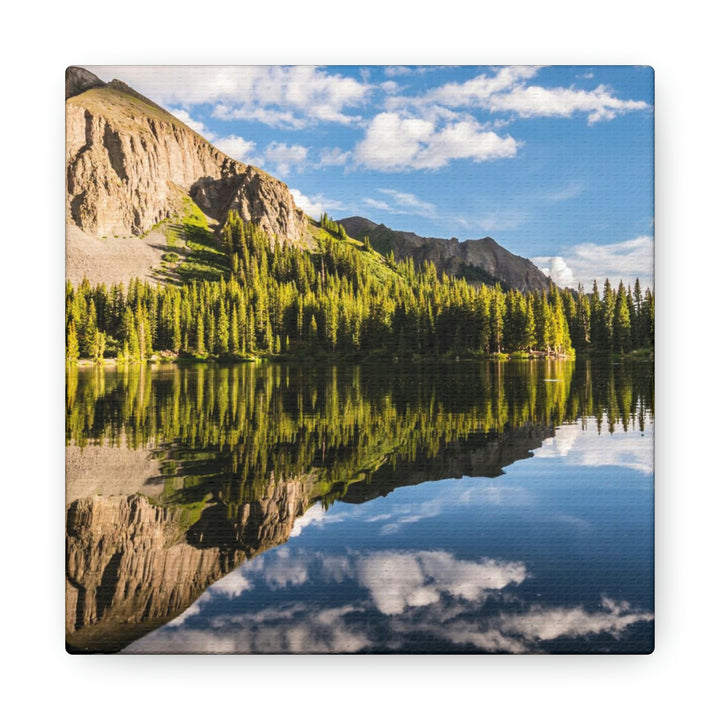 Mountain Scene Reflected - Canvas