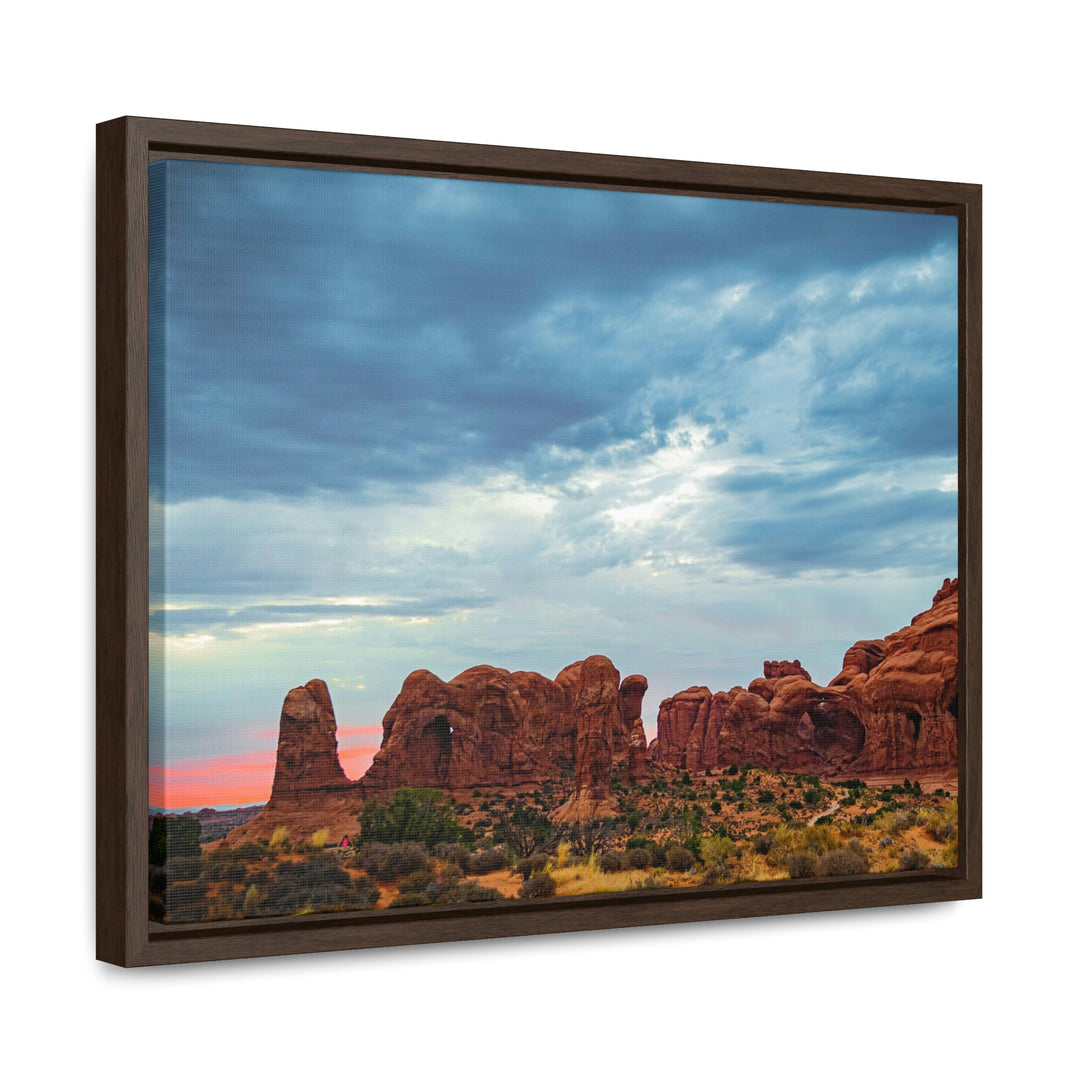 Arches at Sunset - Canvas with Frame