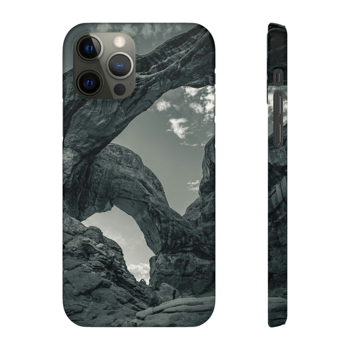 Natural Frames Part 4 in Black and White - Phone Case