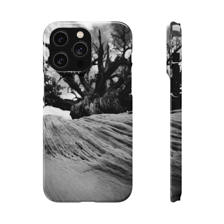 Desert Reach in Black and White - Phone Case