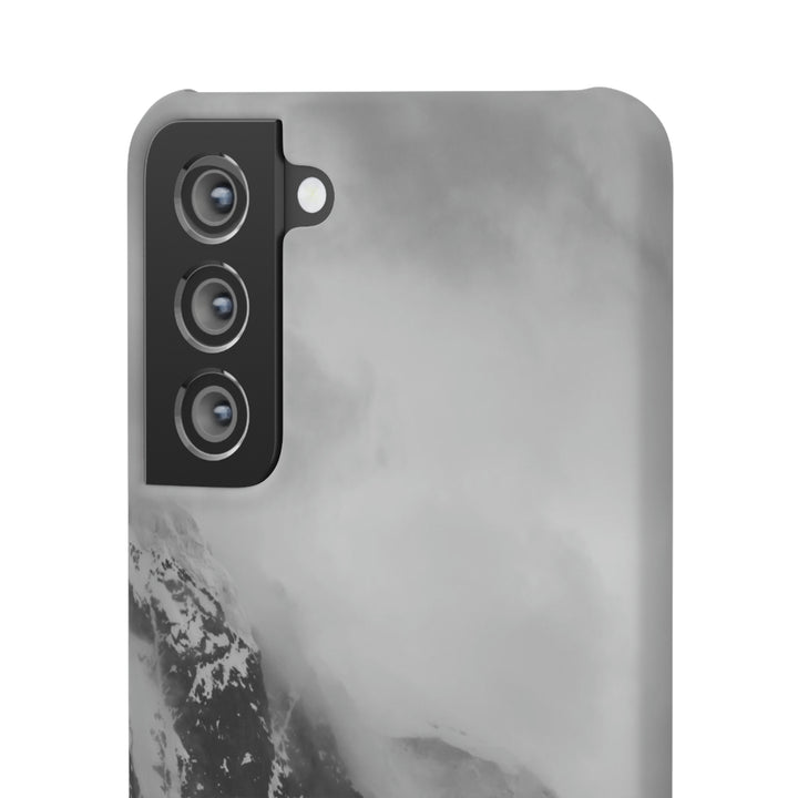 The Mist Descends in Black and White - Phone Case