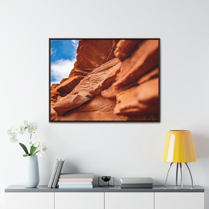 Layers of Rock - Canvas with Frame