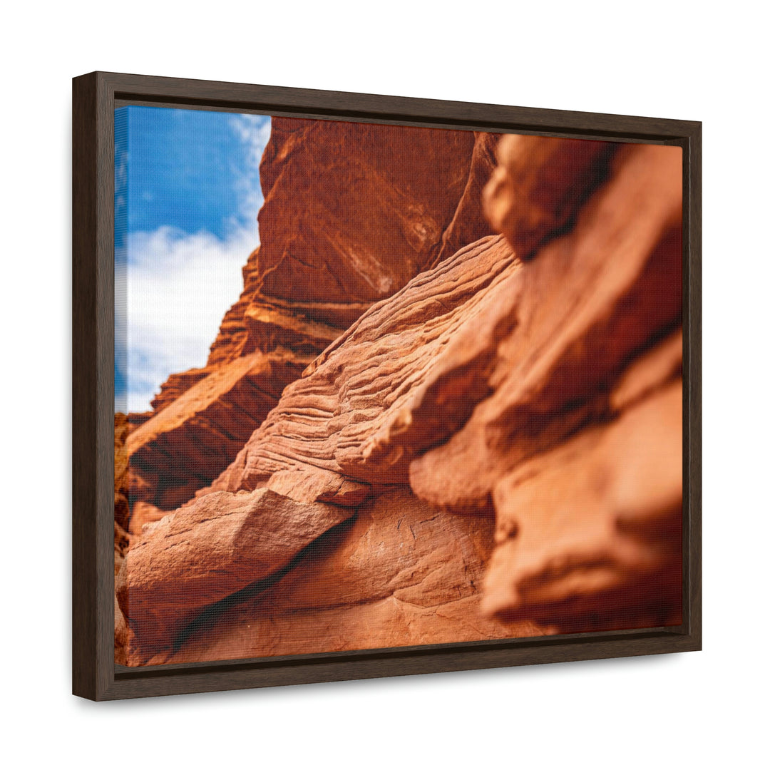 Layers of Rock - Canvas with Frame