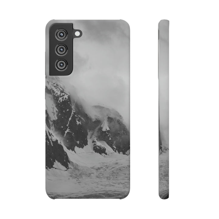 The Mist Descends in Black and White - Phone Case