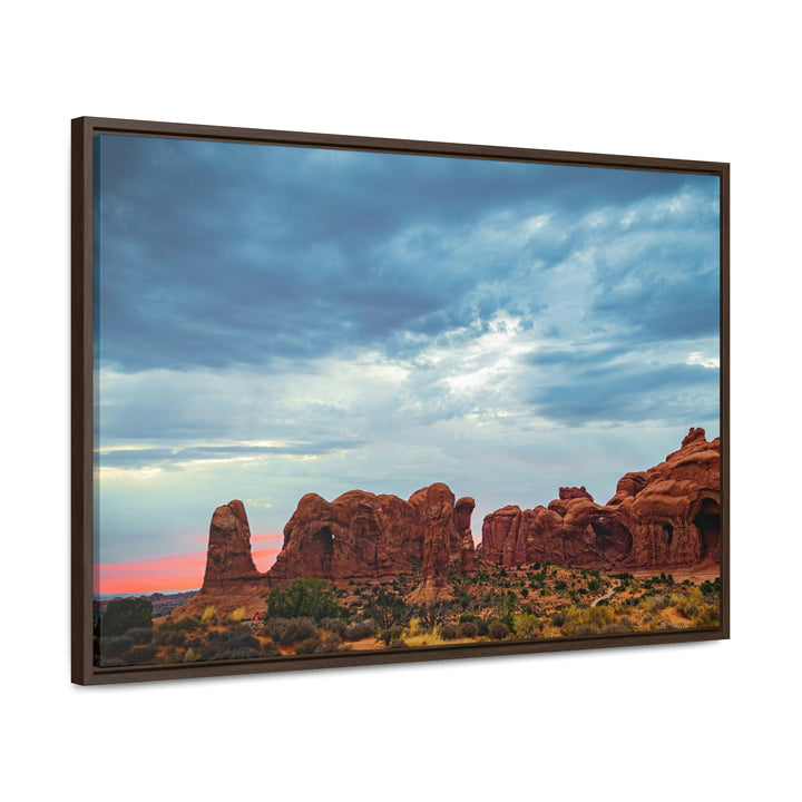 Arches at Sunset - Canvas with Frame