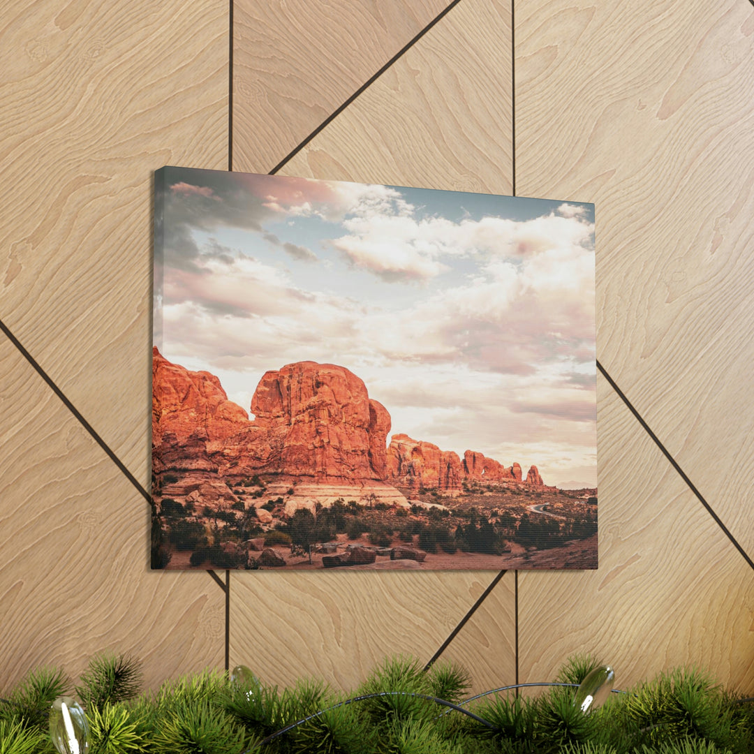 A Desert Sunset - Canvas