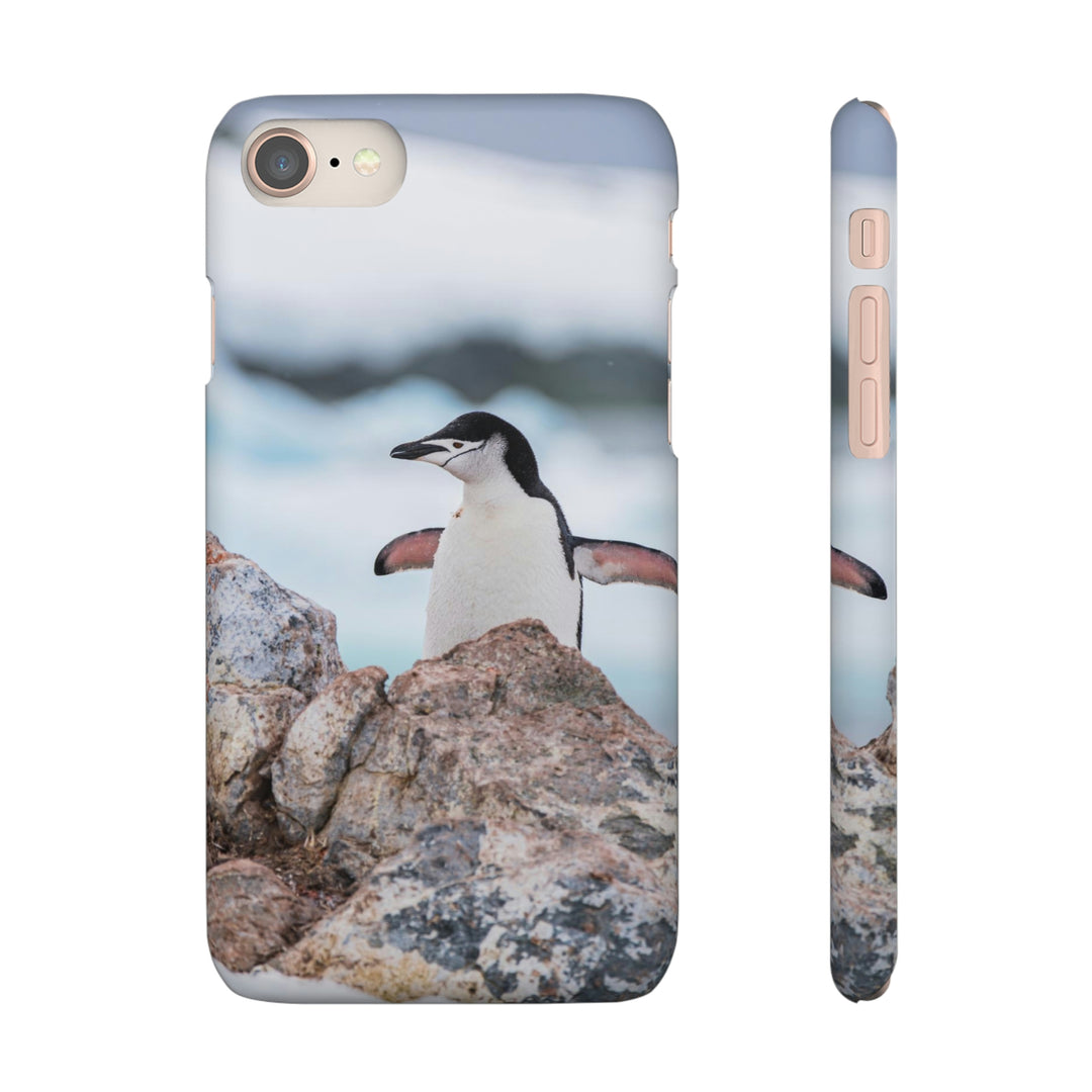 Stretched Penguin - Phone Case