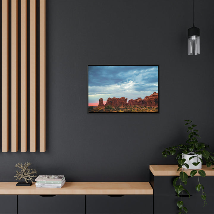 Arches at Sunset - Canvas with Frame