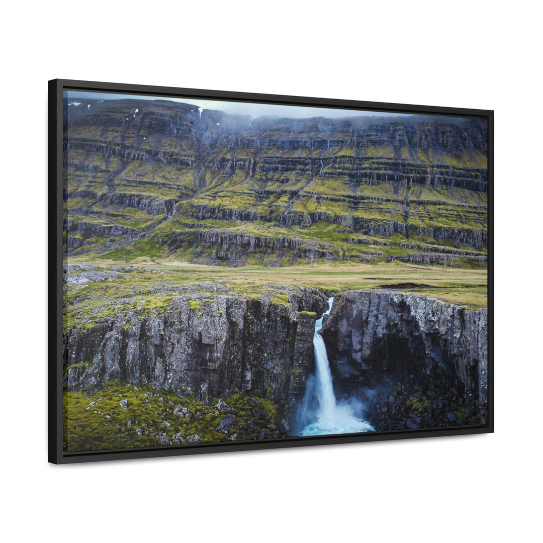 A Remote Waterfall - Canvas with Frame