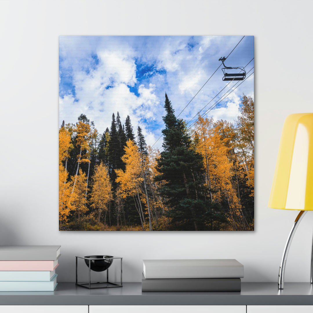 Chairlift in Suspension - Canvas