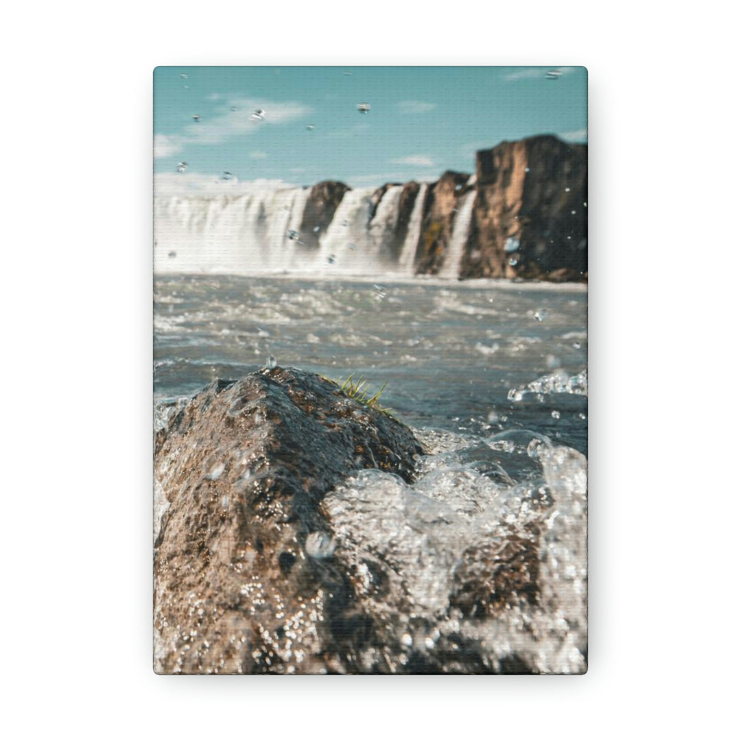 Goðafoss Splash - Canvas