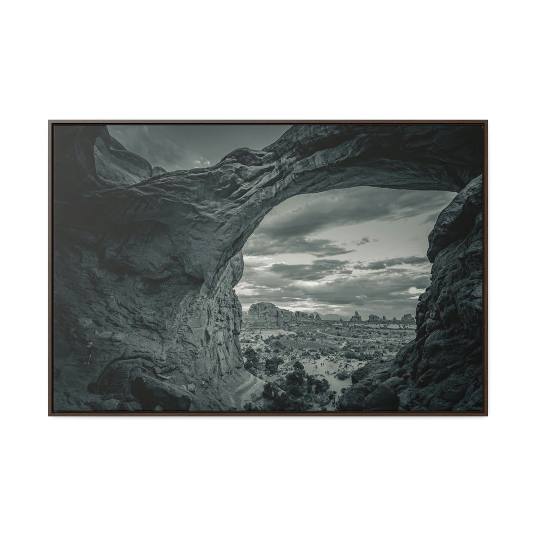 Natural Frames Part 2 in Black and White - Canvas with Frame