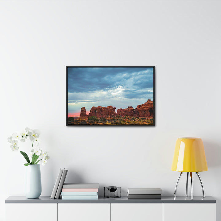 Arches at Sunset - Canvas with Frame