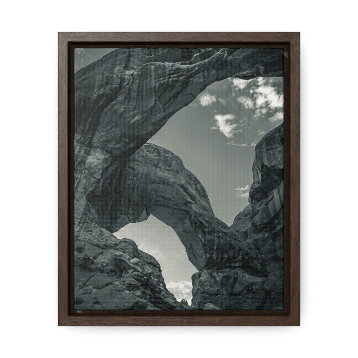 Natural Frames Part 4 in Black and White - Canvas with Frame