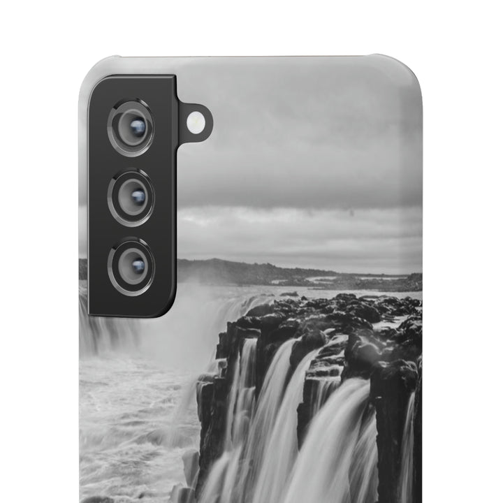 Selfoss in Black and White - Phone Case